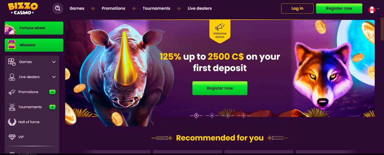 Casino en Ligne Bizzo