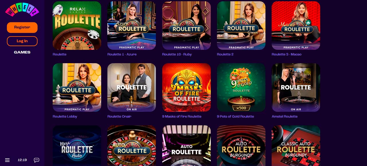Casino en Ligne Wheelz